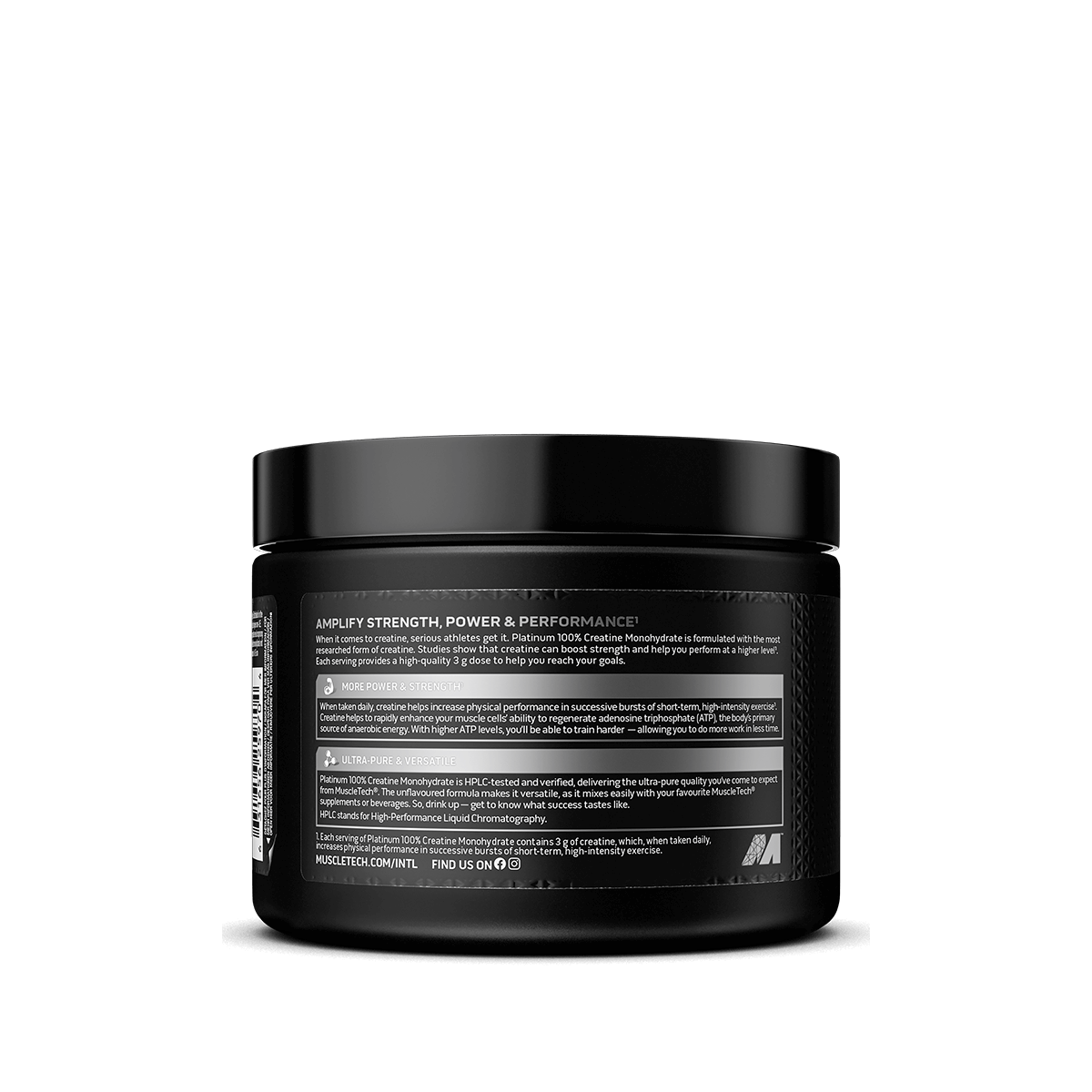 MUSCLE TECH PLATINUM 100% CREATINE 400g UNFLAVORED + MULTI
